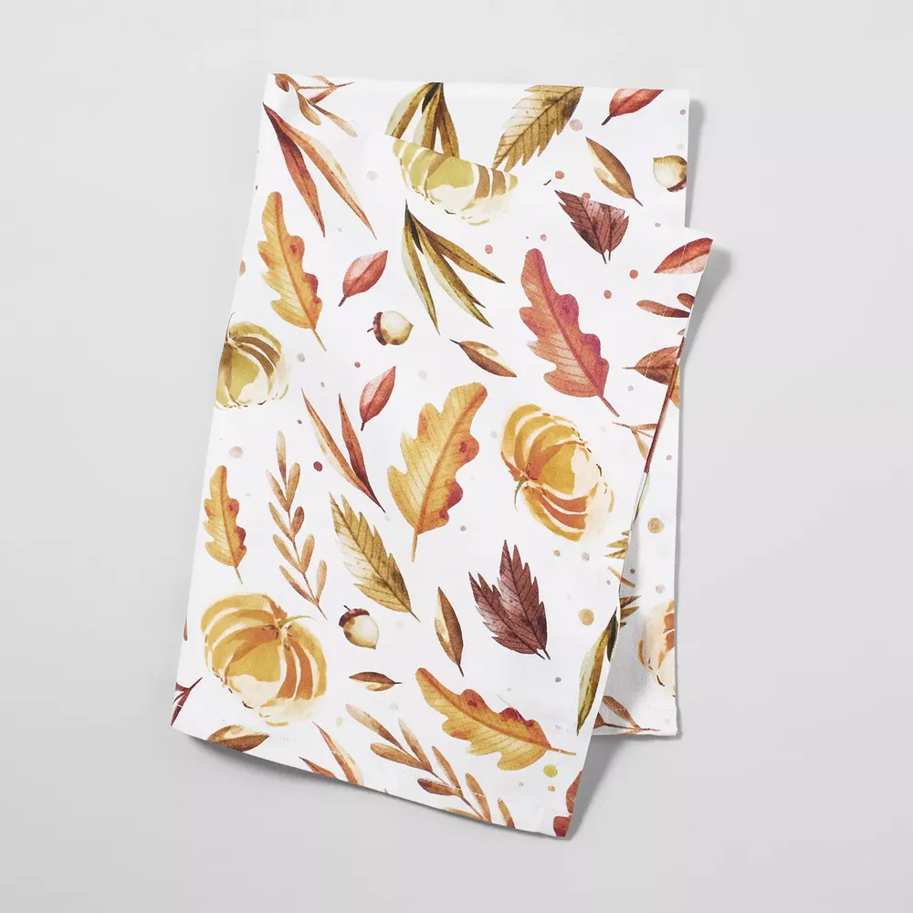 Sur La Table Leaves Kitchen Towel