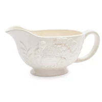 Sur La Table Embossed Turkey Gravy Boat