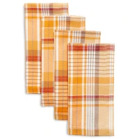 Sur La Table Autumn Plaid Napkins, Set of 4