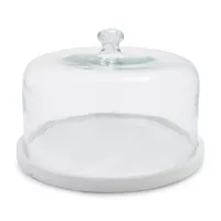 Marble and Glass Cloche