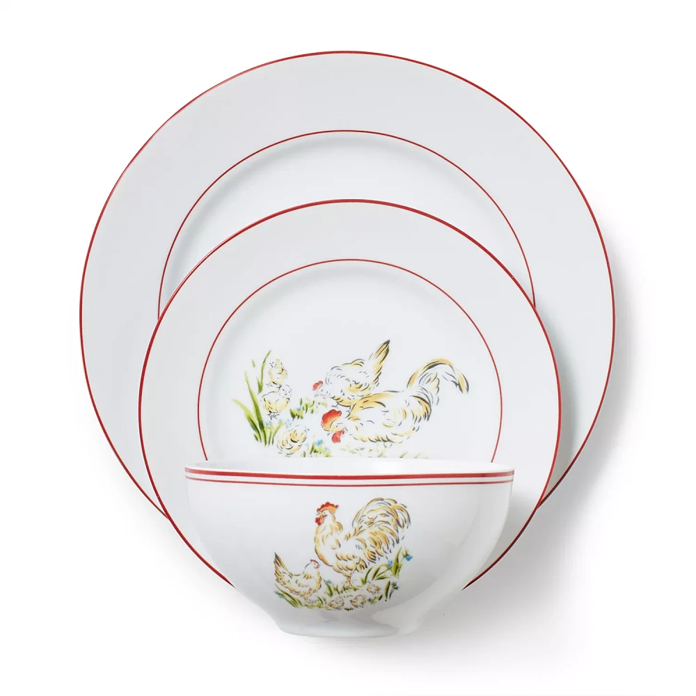 Sur La Table Farmhouse 12-Piece Dinnerware Set