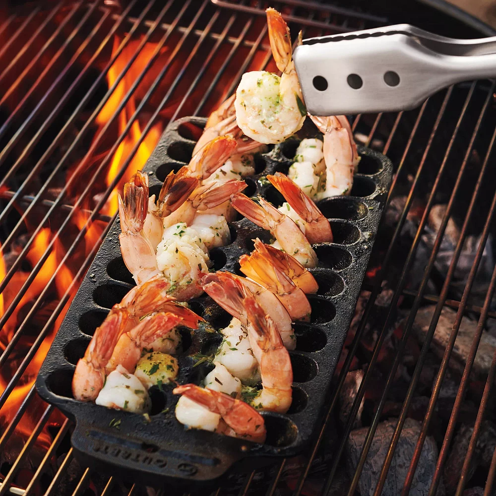 Sur La Table Cast Iron Shrimp Pan