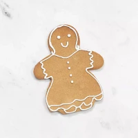 Sur La Table Copper-Plated Gingerbread Girl Cookie Cutter with Handle