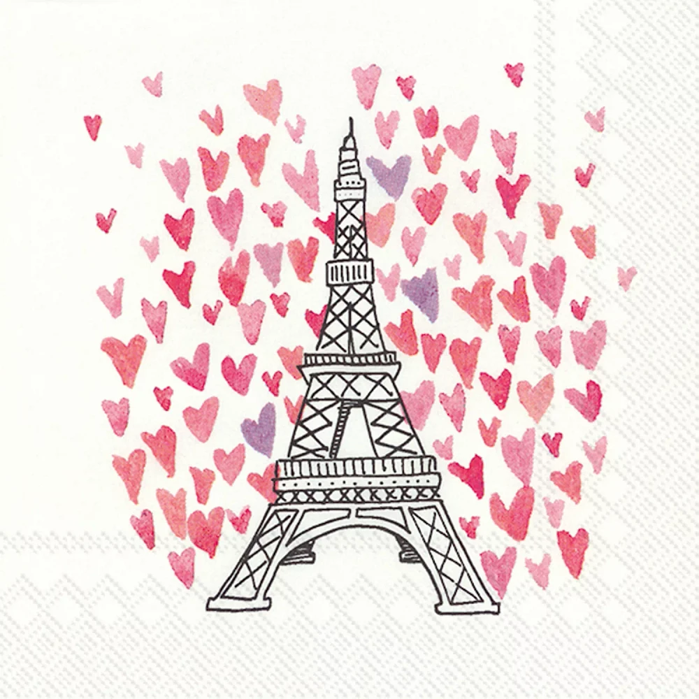 Eiffel Tower Cocktail Napkins