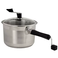 Whirley Pop Stainless Steel Platinum Series Popcorn Popper and Snack Maker