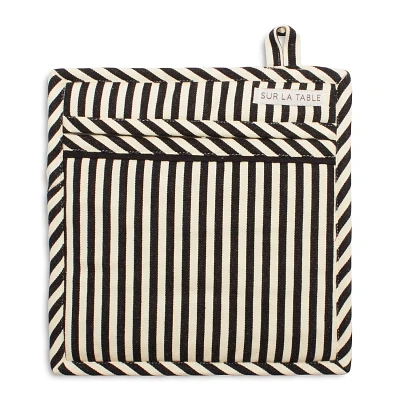 Sur La Table The Waiter Signature Pot Holder, Black