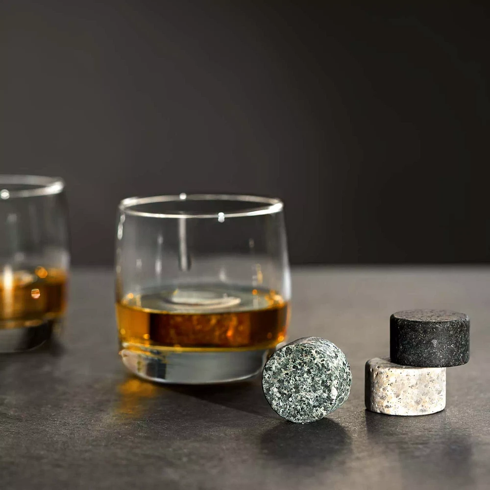 Viski Whisky Stone Glacier Rocks, Set of 4