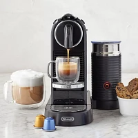 Nespresso CitiZ by De’Longhi Espresso Machine with Aeroccino3 Frother, Black