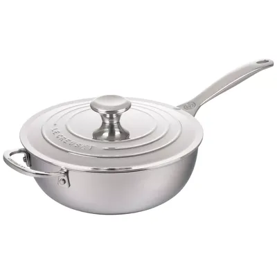 Le Creuset Stainless Steel Nonstick Saucepan with Lid