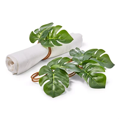 Sur La Table Leaf Napkin Rings, Set of 4