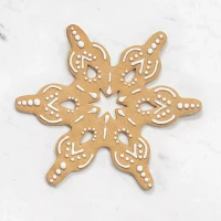 Sur La Table Large Snowflake Copper-Plated Cookie Cutter