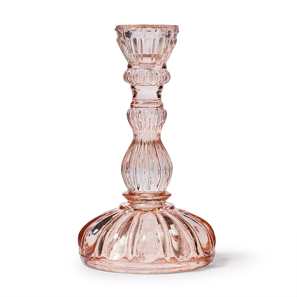 Sur La Table Rose Taper Candle Holder