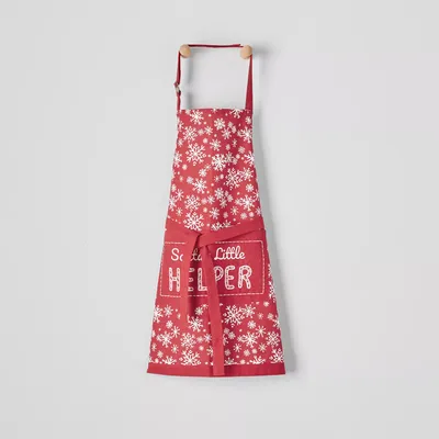 Sur La Table Santa Snowflake Kid's Apron