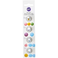 Wilton Large Round & Star Tips, Set of 4