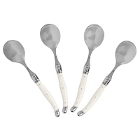 French Home Laguiole Soup Spoons, Set of 4