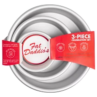 Fat Daddio’s Anodized Aluminum 3-Piece Round Pan Set