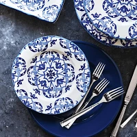 Sur La Table Blue Tile Salad Plate