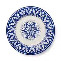 Sur La Table Nova Deruta Blue Peacock Dinner Plate