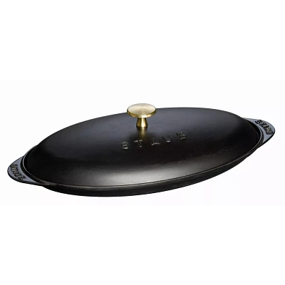 Staub Cast Iron Covered Fish Pan