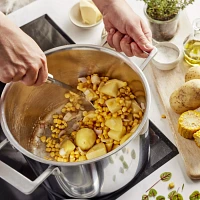 Demeyere Industry5 Stainless Steel Stockpot with Lid, 8.5 Qt.