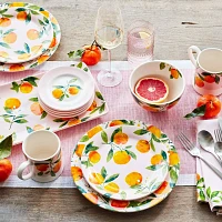 Sur La Table Citrus 12-Piece Dinnerware Set