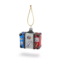 Sur La Table Suitcase Glass Ornament