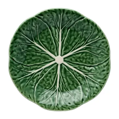 Bordallo Pinheiro Cabbage Green Dessert Plates