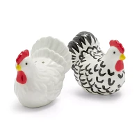 Sur La Table Rooster Salt and Pepper Shaker Set