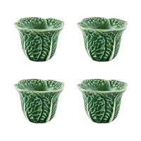 Bordallo Pinheiro Cabbage Egg Cup, Set of 4