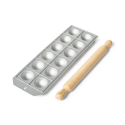 Sur La Table Round Ravioli Tablet & Rolling Pin