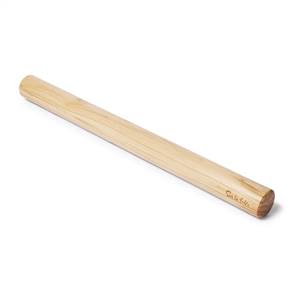 Sur La Table Olivewood Dowel Rolling Pin, 19"