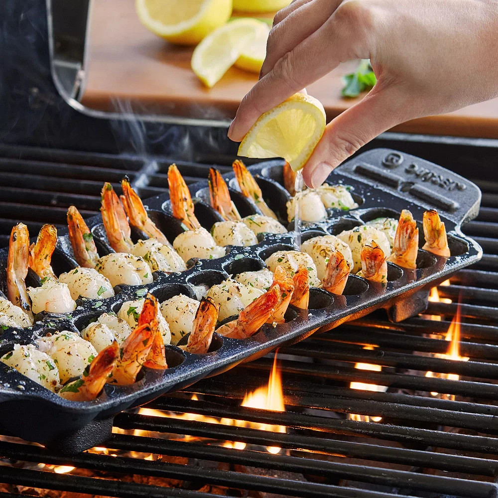 Sur La Table Cast Iron Shrimp Pan