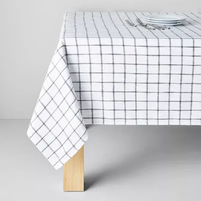 Sur La Table Recycled Check Tablecloth