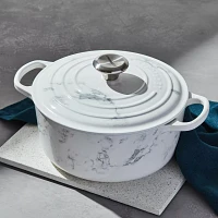 Le Creuset Signature Round Marble Dutch Oven, 4.5 qt.