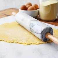 Sur La Table Marble Rolling Pin with Handles