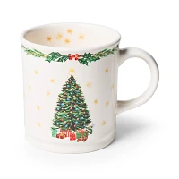 Sur La Table Snowy Village Tree Mug