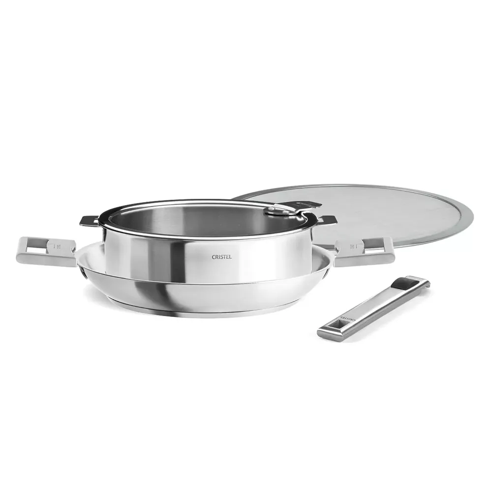 Cristel Strate Cookware Set in Stainless Steel