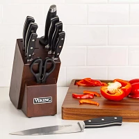 Viking Full-Forged German Steel 10-Piece Knife Block Set