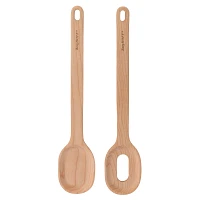 BergHOFF Leo 3-Piece Bamboo Salad Bowl with Servers