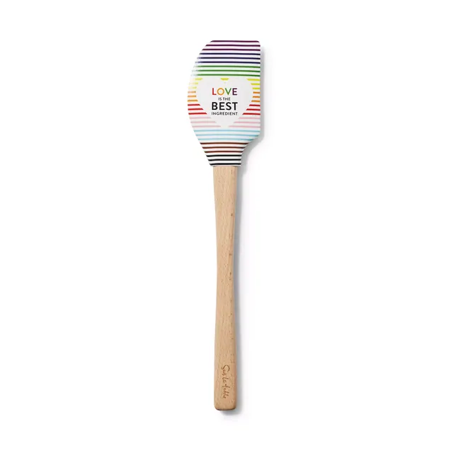 Sur La Table Flex-Core Silicone Spatula Spoon with Wood Handle