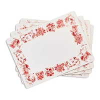 Sur La Table Snowflake Lane Cork Placemats, Set of 4