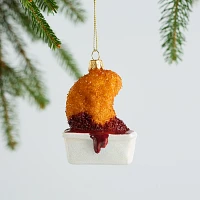 Sur La Table Dipped Nugget Glass Ornament, 3"