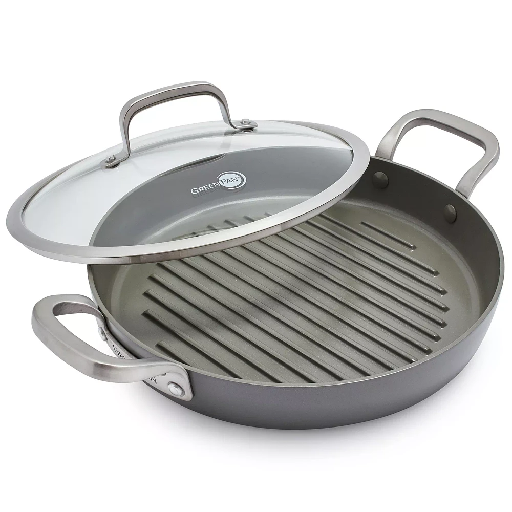 GreenPan Pure Ceramic + Magneto Healthy Grill Pan