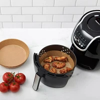 HIC Kitchen 8" Air Fryer Liners, Set of 100