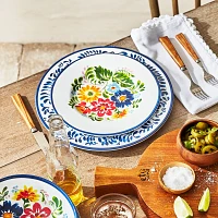 Sur La Table Flora Melamine Salad Plates, Set of 4