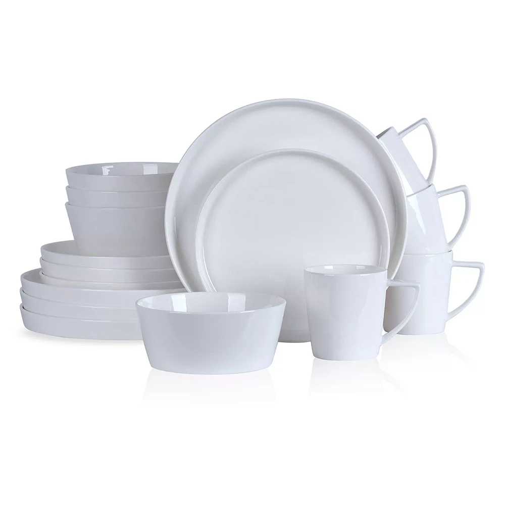 Stone Lain Madeline Bone China 16-Piece Round Dinnerware Set