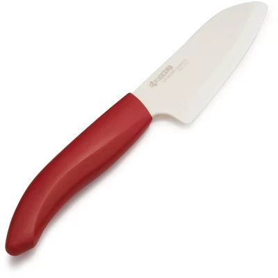 Kyocera Ceramic Red Santoku, 5½"