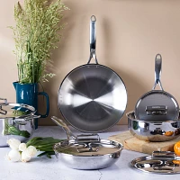 Cristel Castel’Pro 5-Ply -Piece Cookware Set