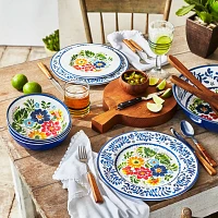 Sur La Table Flora Melamine Salad Plates, Set of 4