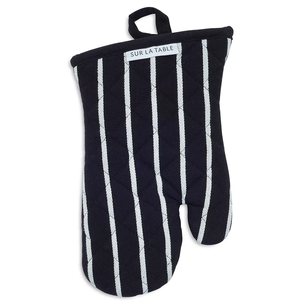 Sur La Table Butcher Stripe Oven Mitt